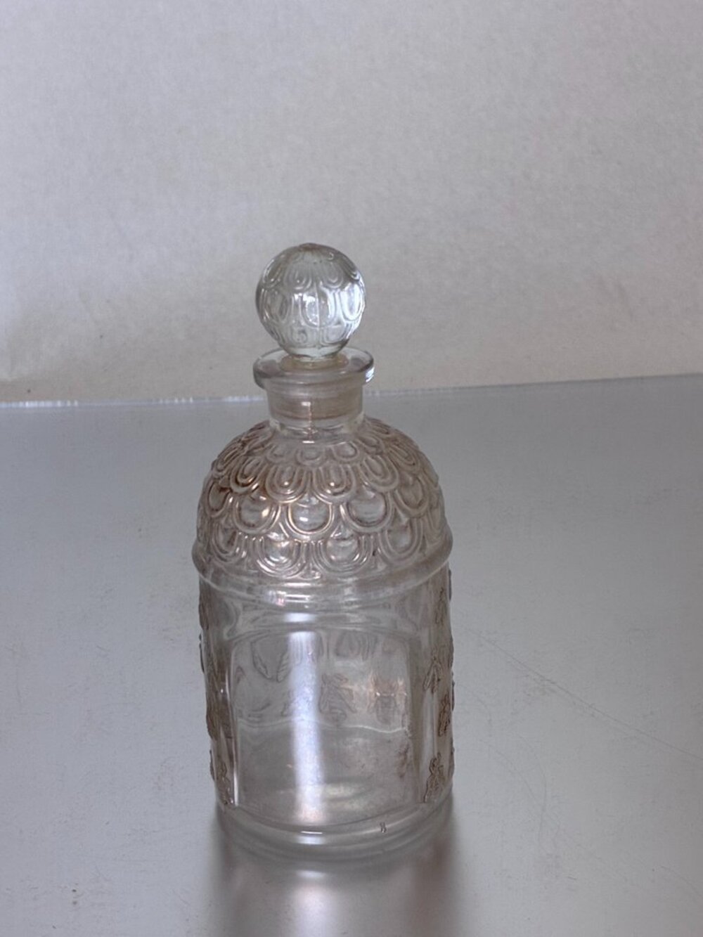 Vintage Guerlain Bee Eau De Cologne Imperiale Bottle Empty
